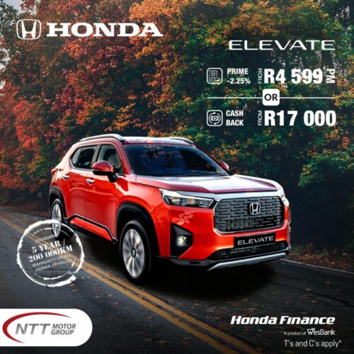 HONDA ELEVATE image from NTT Honda
